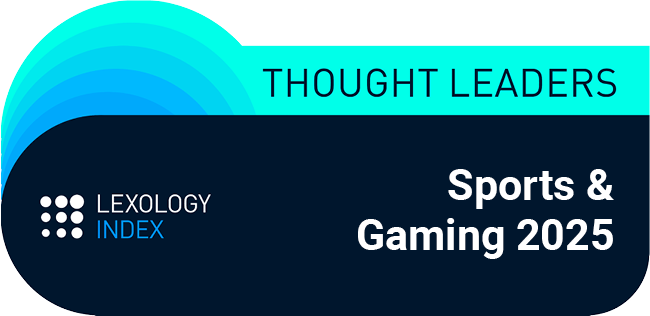 Logo Recognizing Global Sports Advocates, LLC's affiliation with Lexology Index