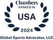 Logo Recognizing Global Sports Advocates, LLC's affiliation with Chambers