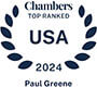 Logo Recognizing Global Sports Advocates, LLC's affiliation with Chambers
